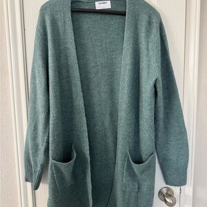 Old Navy Women's Teal Cardigan Sweater